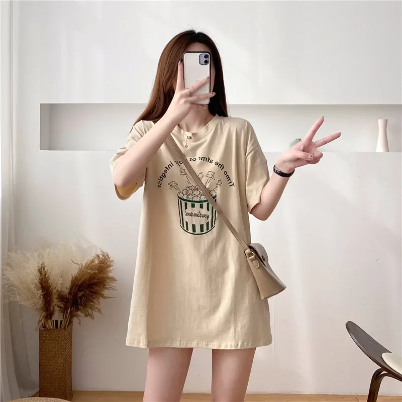 2023 Summer New Style Fun Sexy Front Opening Car Field Casual Color Matching Short Sleeve T-shirt  Easy To Touch The Breast