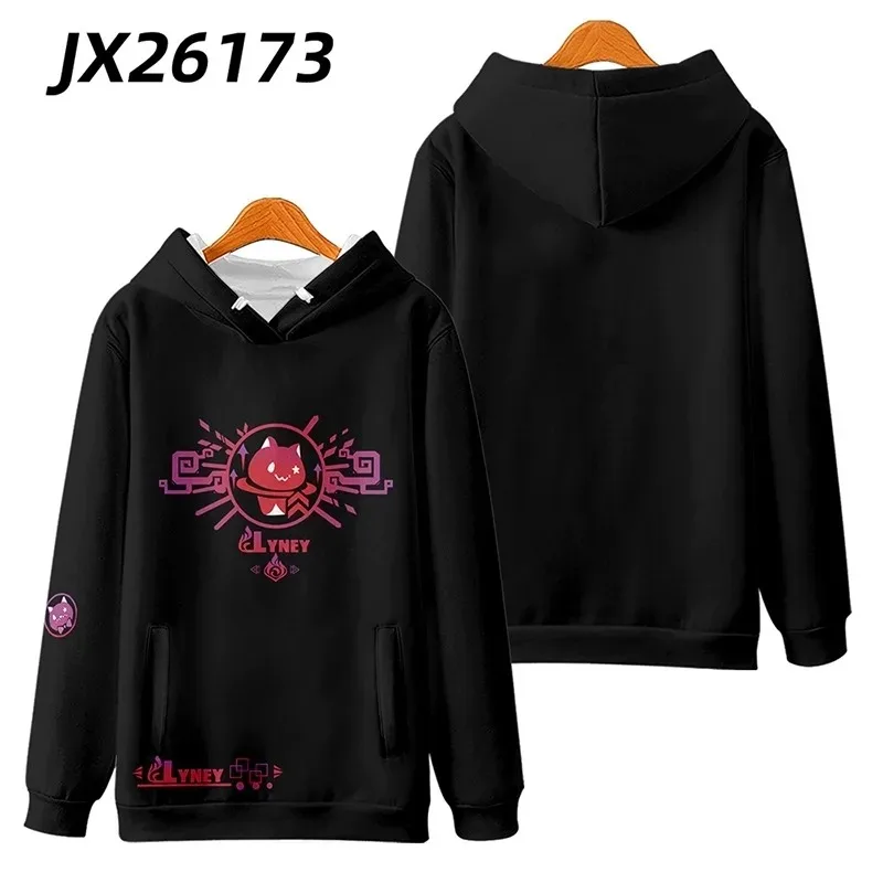 Unisex Genshin Impact 3d Print Oversized Hoodie, Streetwear, Hiphop Pullover, Jas Met Capuchon, Lyney Cosplay Kostuum, Vrouwen, Mannen