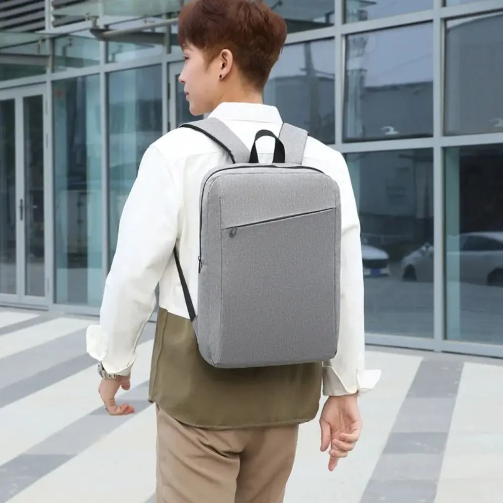 

New Men Square Laptop Backpack Travel Office Work Laptop Backpack Durable Nylon Computer School Backpacks