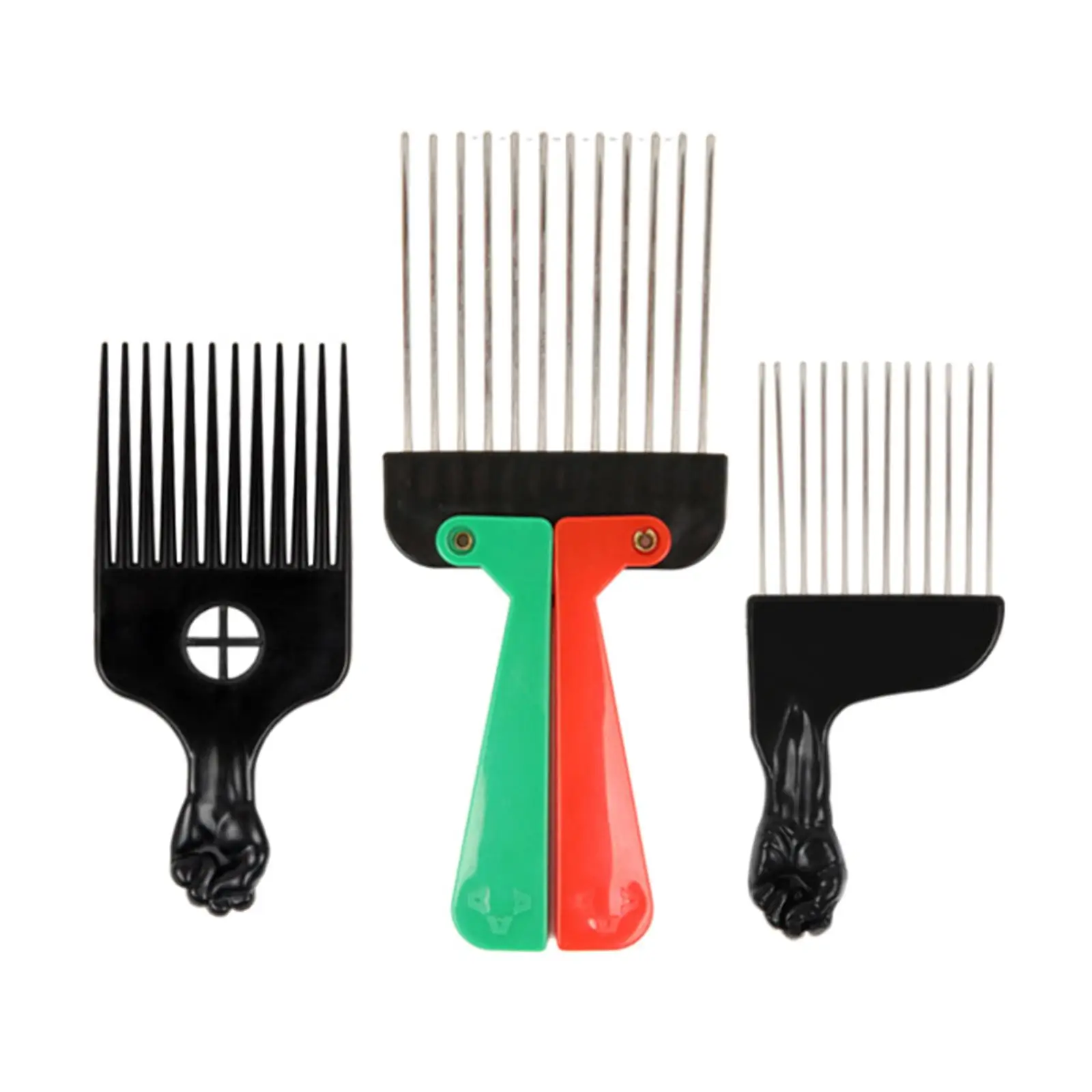 Afro Pick Pik Comb African Hair Brush Hair Combs Hairdressing Styling