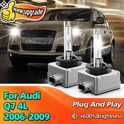2Pcs Xenon HID Headlight D1S Replacement Auto Bulbs 6000K 10000LM Bright Car Lamp For Audi Q7 4L 2006 2007 2008 2009
