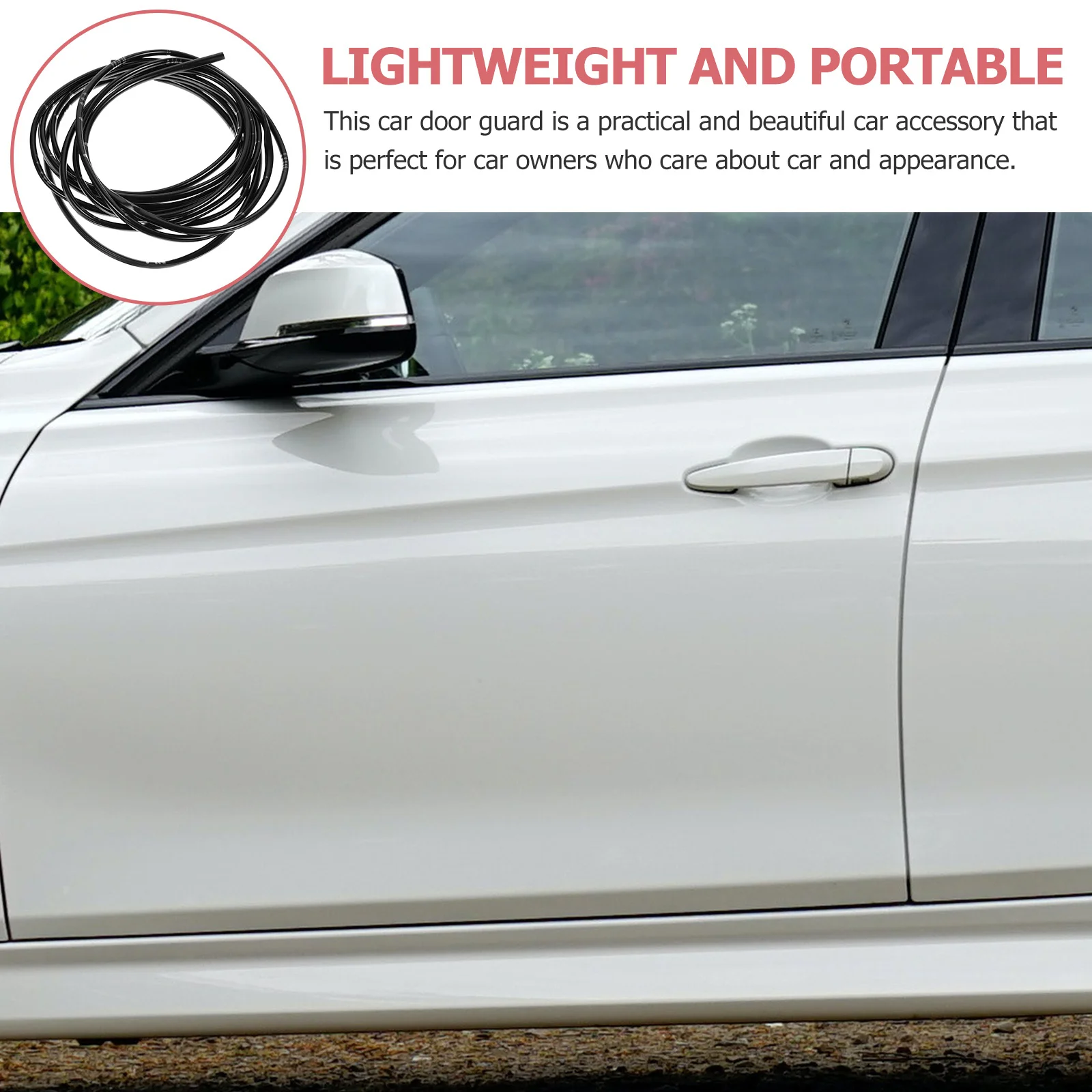 

5m Car Door Edge Guard Universal Protective Strip Durable PVC Material Scratch Damage Protection Car Door Edges Guards