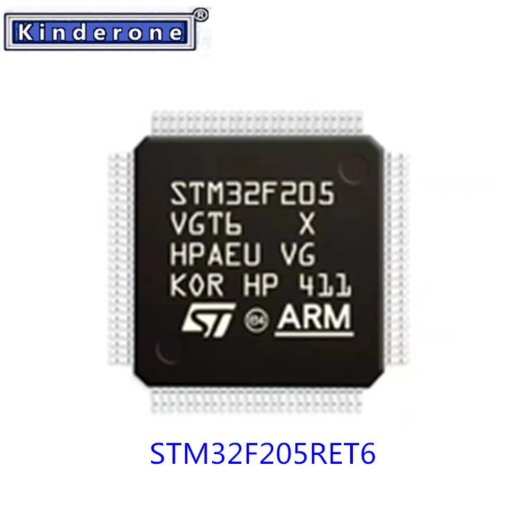 STM32F205RET6 STM32F205VGT6 STM32F205RCT6  STM32F205VCT6 STM32F205VET6  STM32F205ZET6 QFP-64 NEW