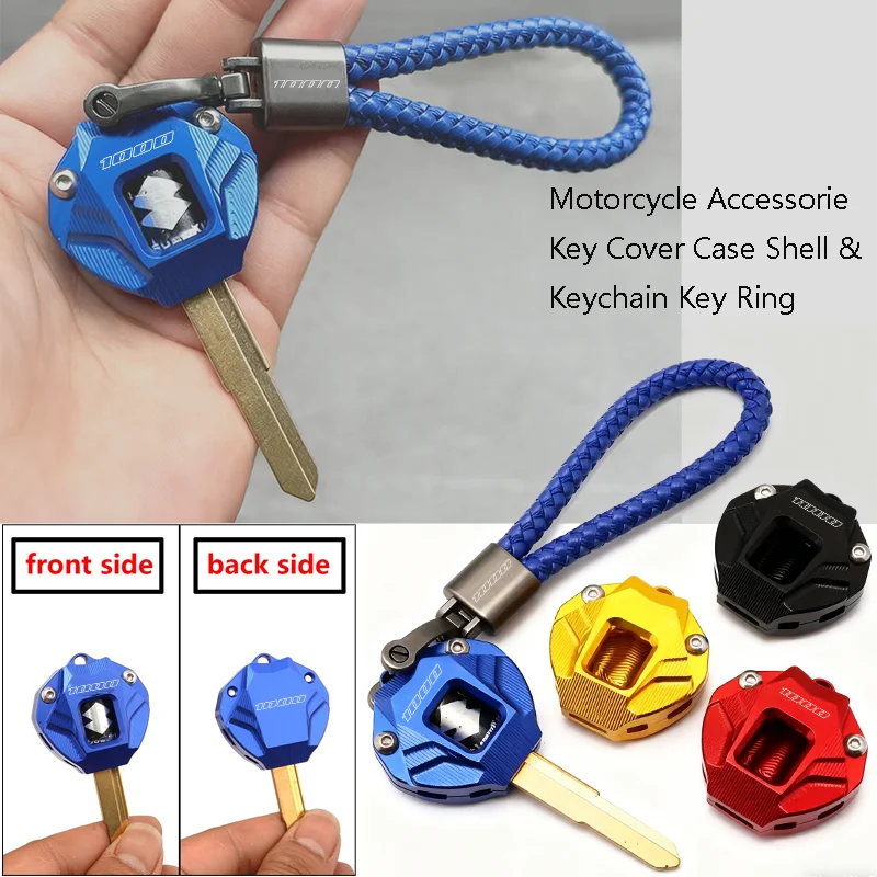 

For Suzuki GSX-S 1000 GSX-S1000 GSXS 1000 GSXS1000 GSX-S1000GT Motorcycle Accessorie Key Cover Case Shell & Keychain Key Ring