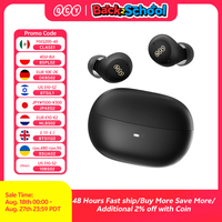 QCY HT07 ANC Wireless Earphones 40dB Noise Cancelling TWS Earbuds 6 Mic AI HD Call Bluetooth 5.2 HiFi Headphone 32H Playback