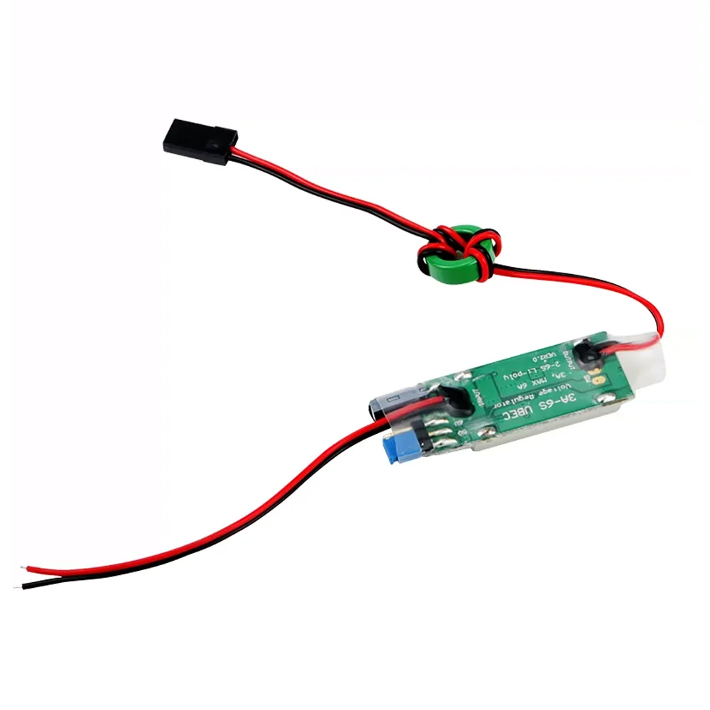 HobbyWing UBEC 3A 2-6S Receiver Power Supply Module Anti-interference Switch  5.5-26V For RC Fixed Wing Drone Car