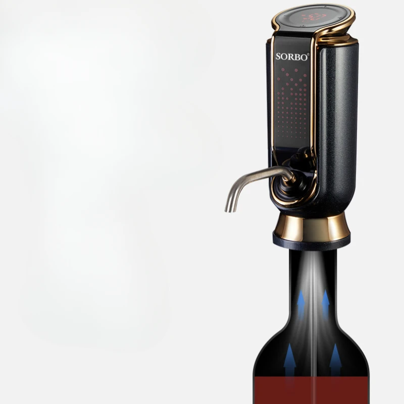 Decanter elettrico per vino, dispenser per la freschezza del vino rosso, rapido ‌ Decanter ad alcool per uso domestico, Tinto quantitativo ‌   Set di erogazione