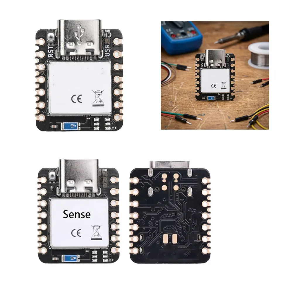nRF52840 Plus Dev Board Featuring For BLE 5.0 NFC PDM Microphone 6-Axis IMU 9 Additional Castle Pins and Low Power Design
