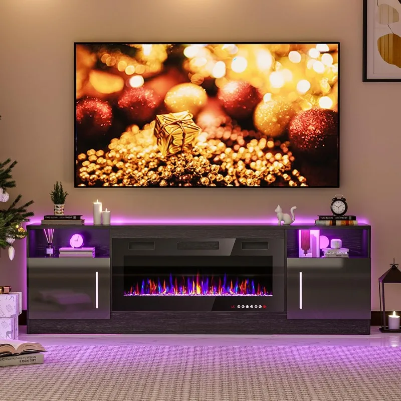 Fireplace TV Stand with 36