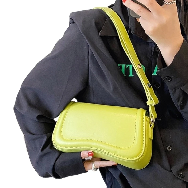 Contemporary PU Leather Crossbody Bag Compact and Handbag Shoulder Bags