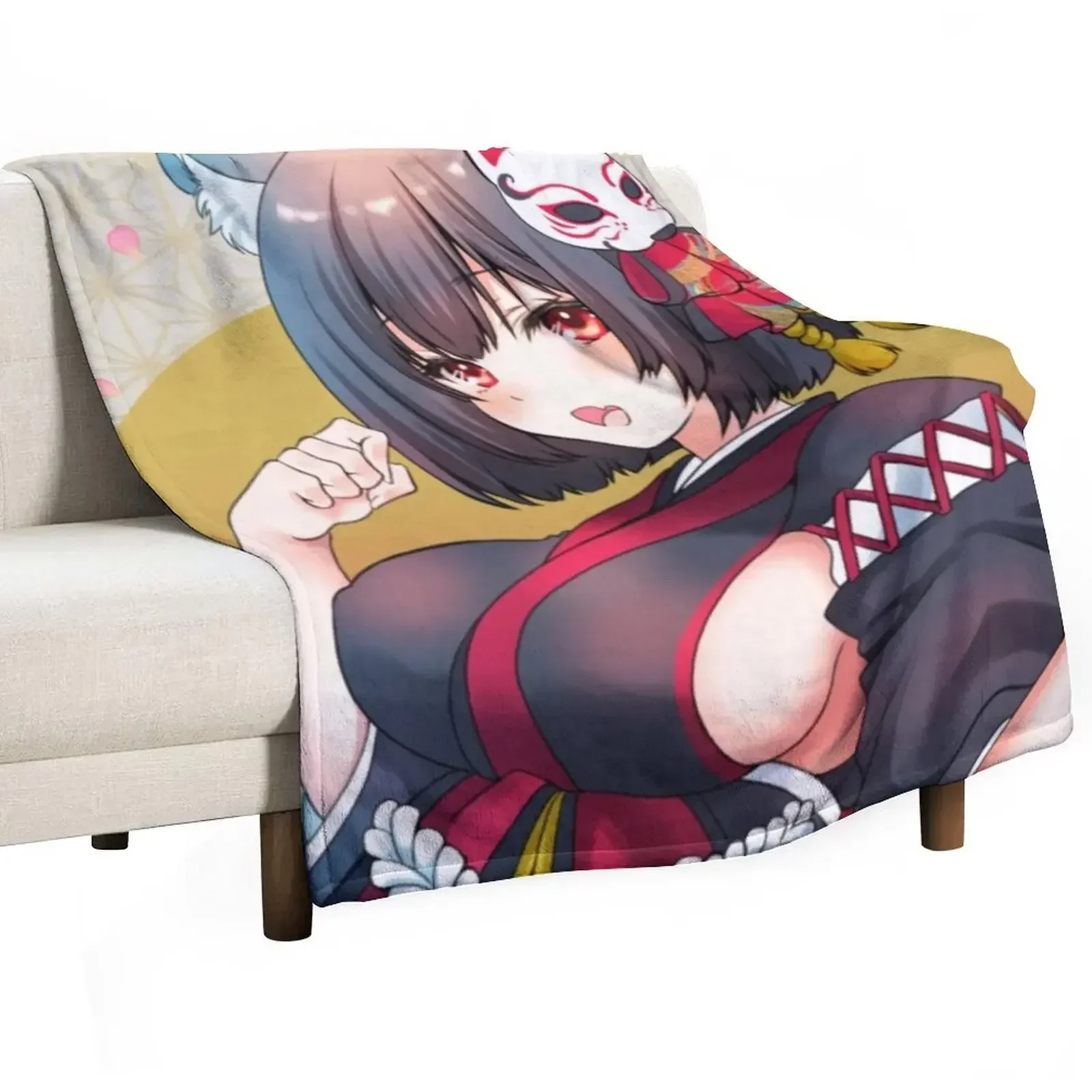 Yamashiro Cute Throw Blanket anime Multi-Purpose Luxury Brand Softest Blankets