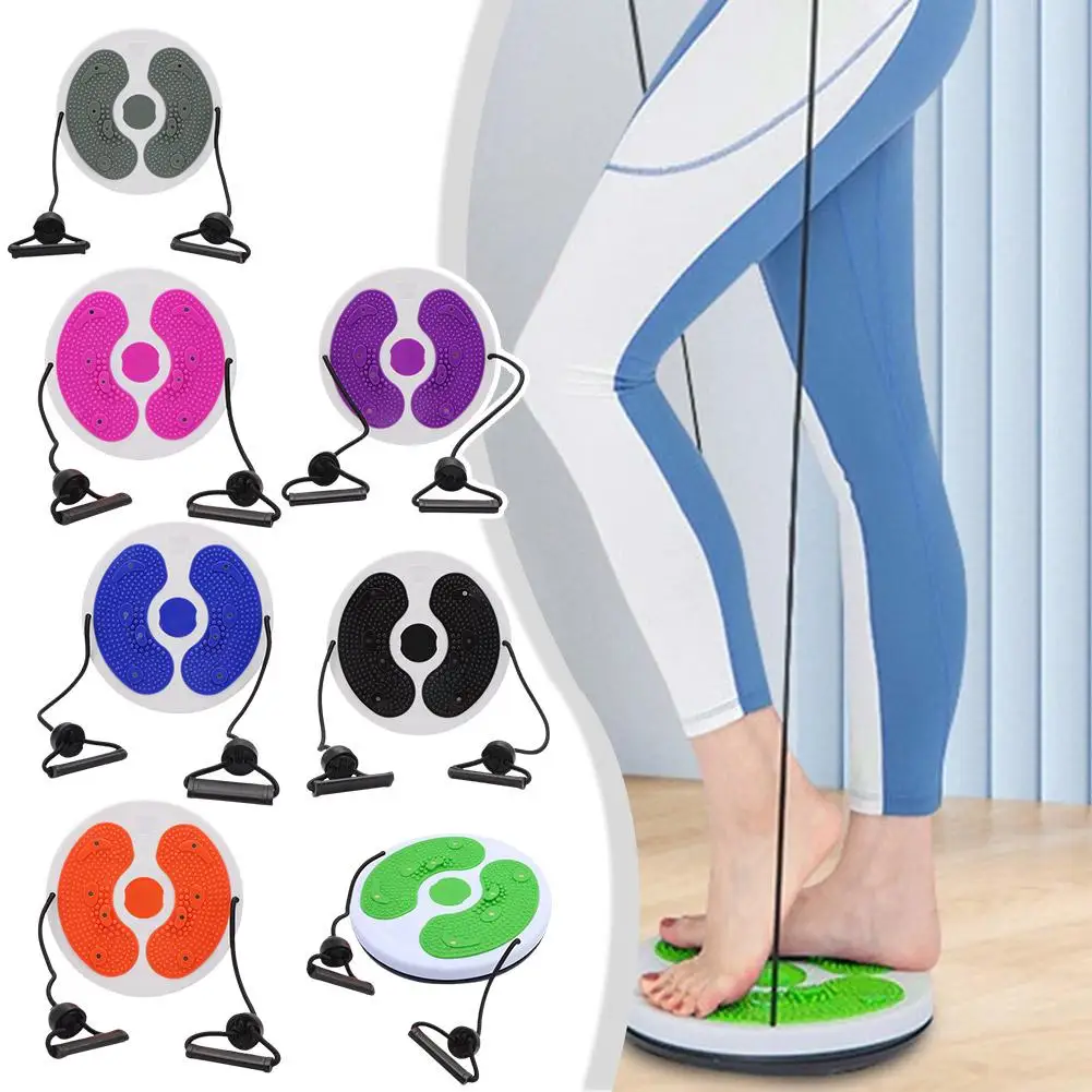 Exercise Waist Twisting Disc Foot Massage Waist Torsion Magnetic Waist Disc Equipment Fitness Machine Twisting Portable Ten D1x0