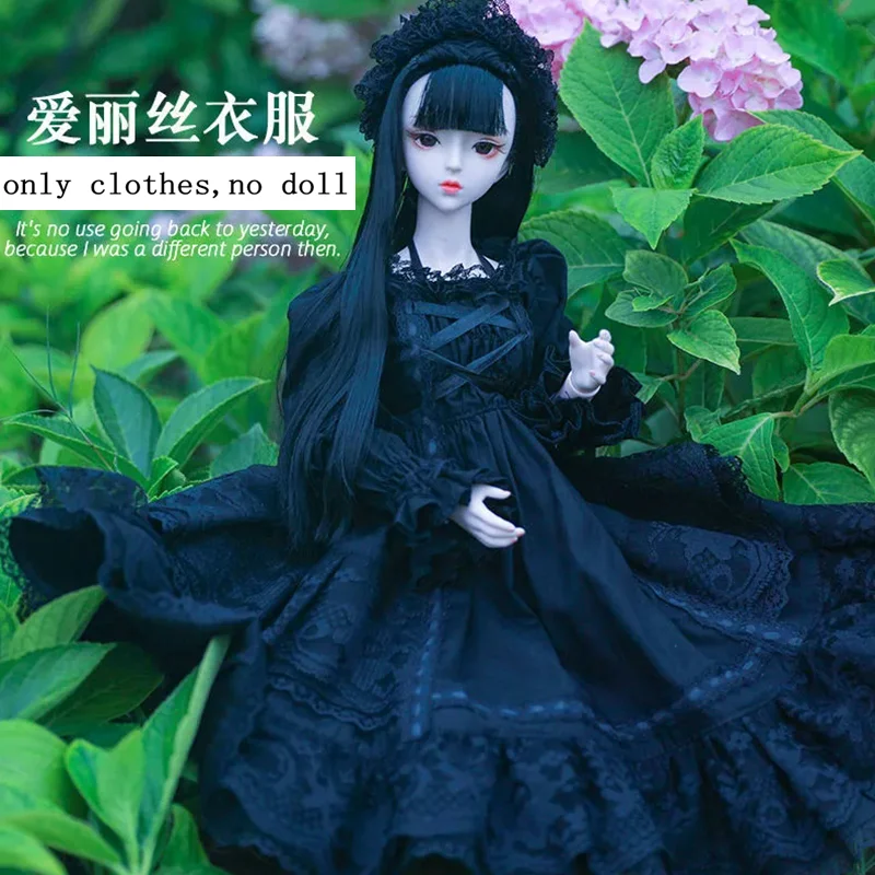 New 60cm Doll\'s Clothes for 1/3 Bjd Doll Fashion Clothing Suit Diy Girl Toys Dress Up Diy Birthday Gift Doll Accessories,No Doll