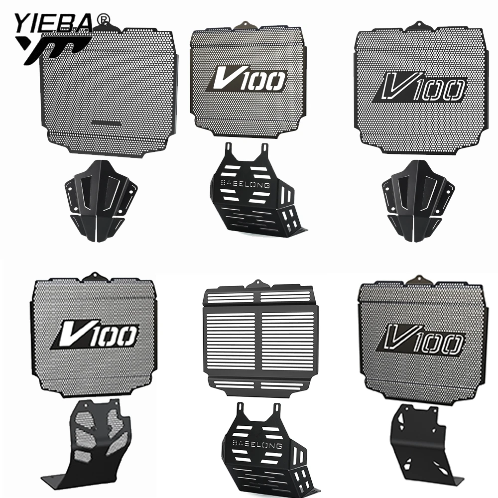

Новые аксессуары для мотоциклов V 100 Stelvio, решетка радиатора, защитная крышка для Moto Guzzi V100 Stelvio 1000 2024 2025 2026