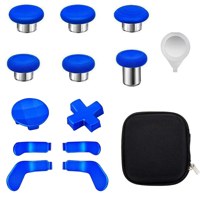 

14 in 1 Accessories Kit for Xbox Elite Series 2 Controller,Full Set of Thumbsticks Replacements for Xbox Elite 2 Core with 6 Swa