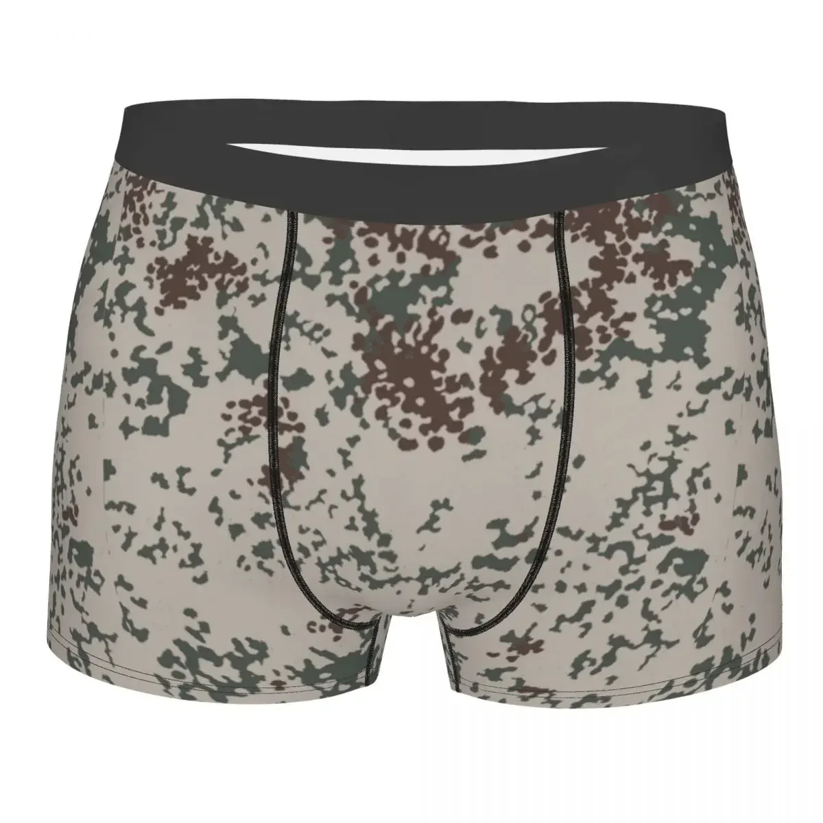 카모 트로펜탄 남성용 속옷 위장 복서 반바지 팬티, 재미있는 통기성 언더팬츠