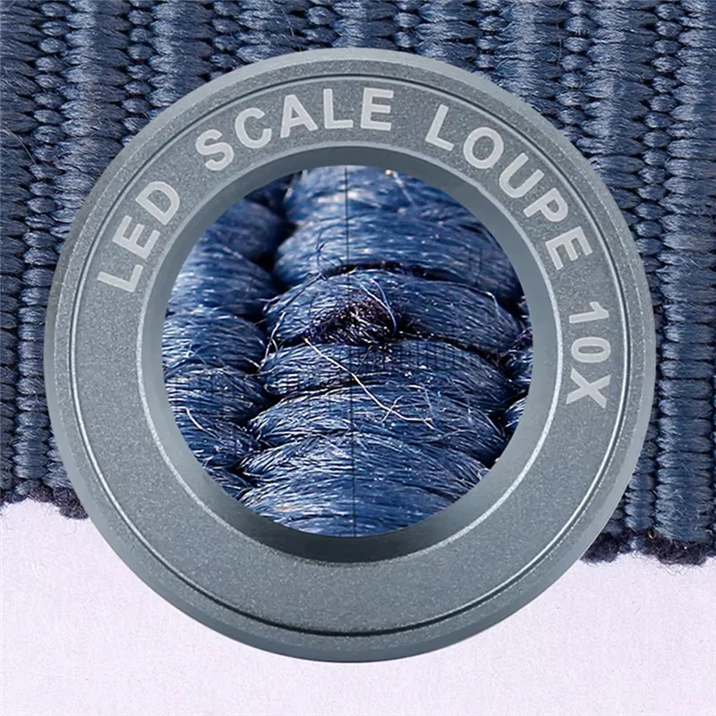 

A13E-6 светодиодный светильник USB перезаряжаемый 10X HD цельнометаллический увеличительное стекло весы измерительный цилиндр штампы ювелирная лупа