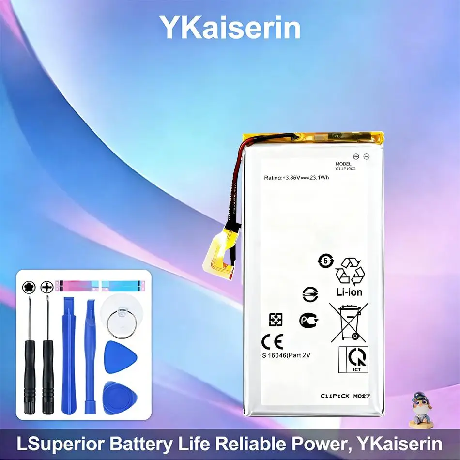 C11P1903 Mobile Phone Battery Stable For Asus Rog 3 Game Phone ROG3 6000mAh