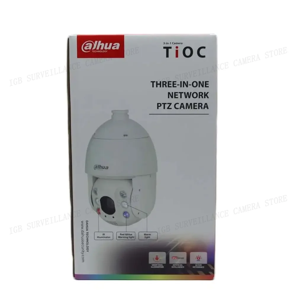 Imagem -03 - Dahua-câmera de Vídeo de Vigilância Wizsense Ptz 4mp Sd6c3425xb-hnr-a-pv1 Câmera ip Zoom 25x Colorido ir 150m Luz Dupla