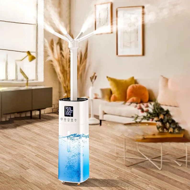 For RUNAL H790 High Power Water Double Nozzle Spray Mist Tower 16 Liter Lt 16L Smart Ultrasonic Air Humidifier