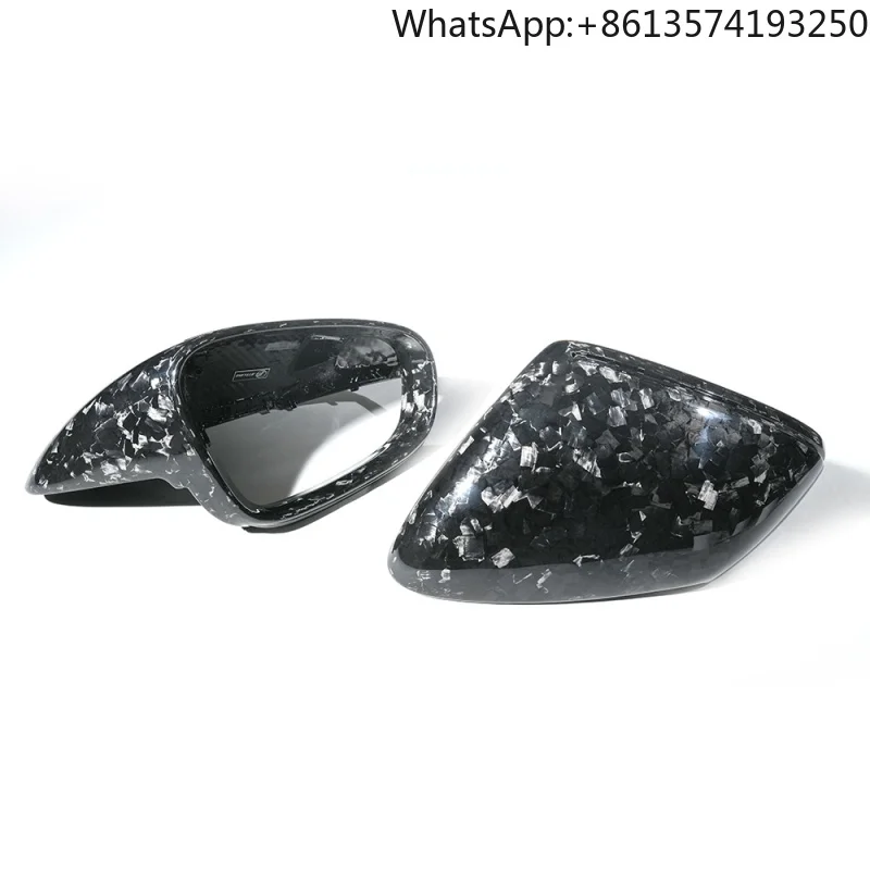 

Real Dry Carbon Fibre Car Side Mirror Cover Caps Replace For Porsche 911 Taycan Series 992 9J1 Turbo s 2019-2023 LHD RHD