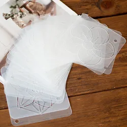 Sewing Quilting Patchwork Paper Templates Embroidery Stencil Reusable Drawing Board Handmade DIY Craft Sewing Accessories
