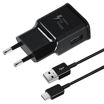 Samsung 15W ab tak hızlı 9V 1.galaxy şarj güç adaptörü 120CM USB tip C kablo için Galaxy S10 Galaxy A12 A12 A13 S8 artı not 9 8