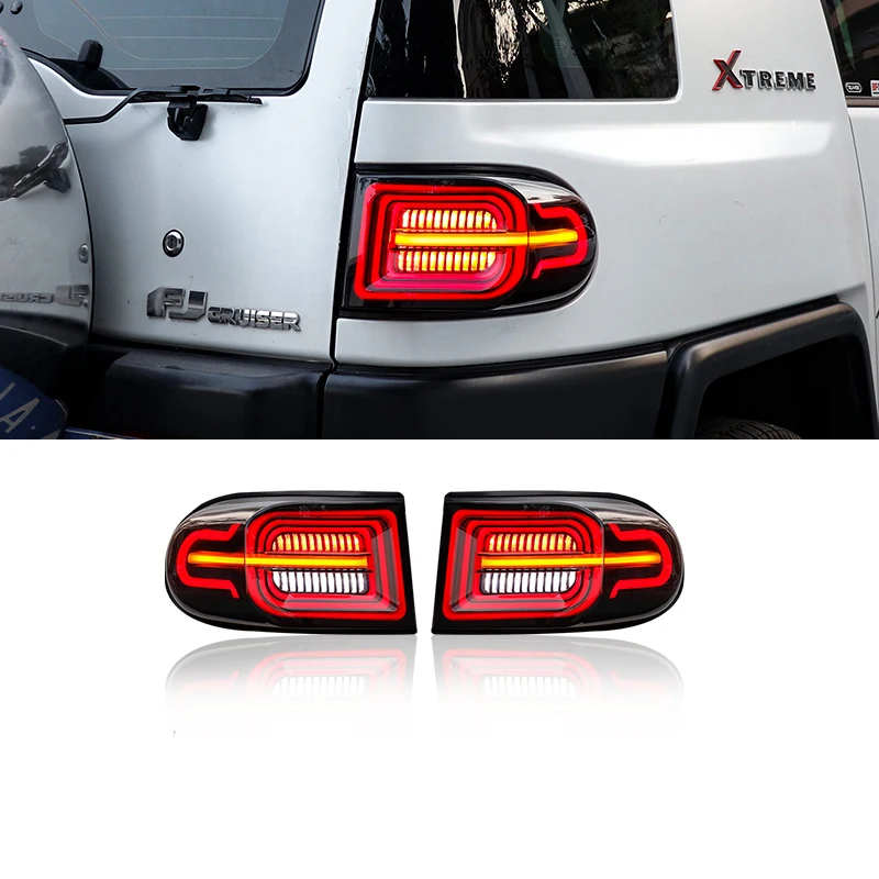 Nuovo gruppo fanale posteriore per Toyota FJ Cruiser fanale posteriore modifica segnale lampeggiante luce freno a LED