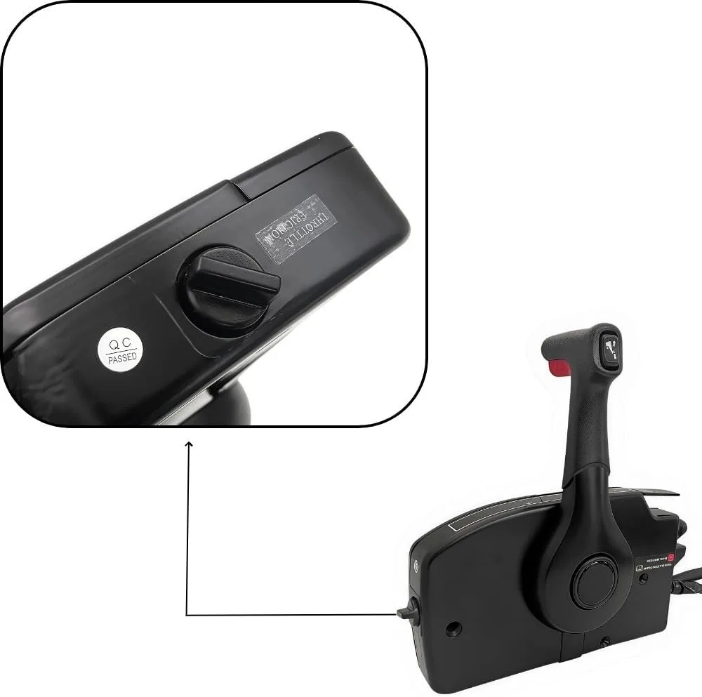 881170A15 لمحرك القارب الجانب جبل صندوق التحكم عن بعد مع 8 دبوس 2 السكتة الدماغية محرك خارجي اليد اليمنى سحب للفتح #2