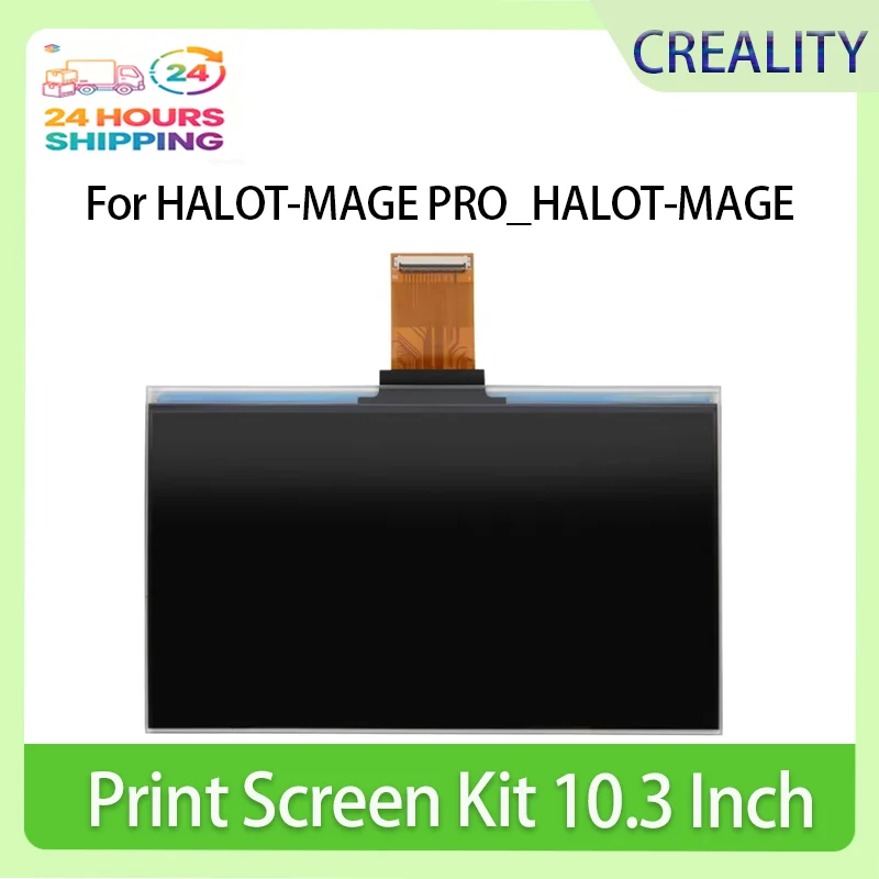 Creality 10.3 Inch Black and White Print Screen Kit 7680×4320 Original Display for HALOT-MAGE MAGE PRO 3D Printer