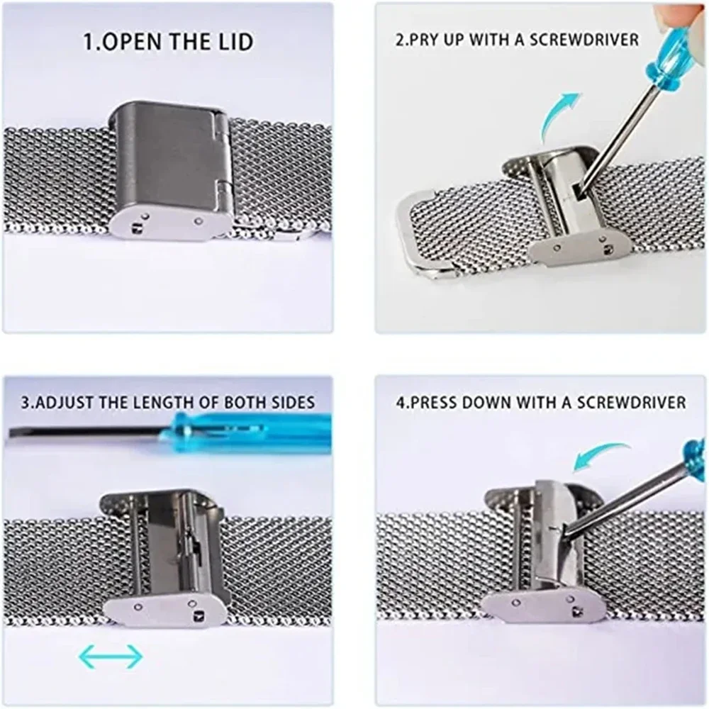 Защитный чехол + ремешок для Samsung Galaxy Watch 5pro 45 мм 7 6 5 4 44 мм 40 мм Ремешок со стальной сеткой Watch 6 4 Classic 43 мм 47 мм 46 мм