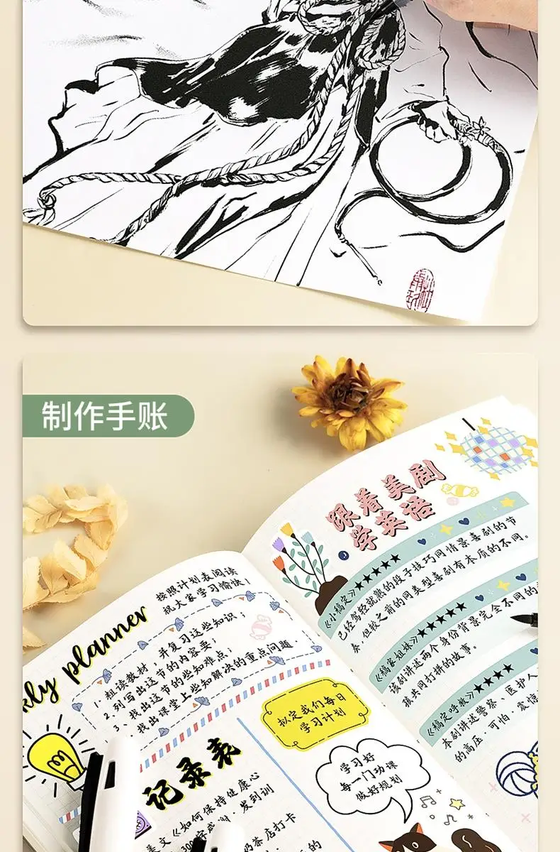 1/2/3PC Gerade flüssige Tinte Kalligraphie Pinsel Stift Für Manga, Zeichnung, Professionelle, Künstler Hand Schriftzug Stift Skizzieren Schreiben – Detail 13