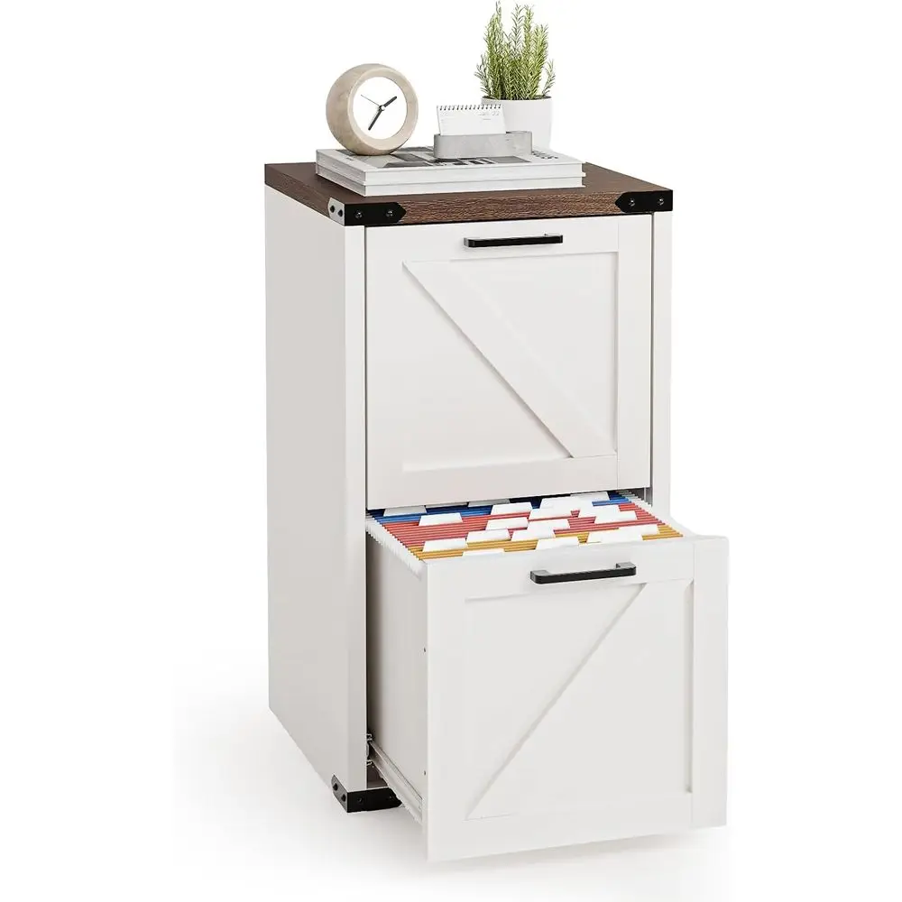 

White Metal Home Office Letter File Storage Cabinet with Drawers and Printer Stand