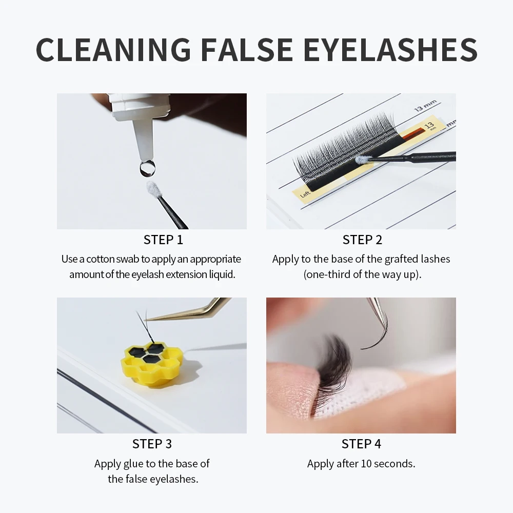 GLAMLASH-imprimación de extensión de pestañas, 10ml, para aplicación de pestañas postizas, prolonga el tiempo, pegamento adhesivo de fijación de fuerza de unión
