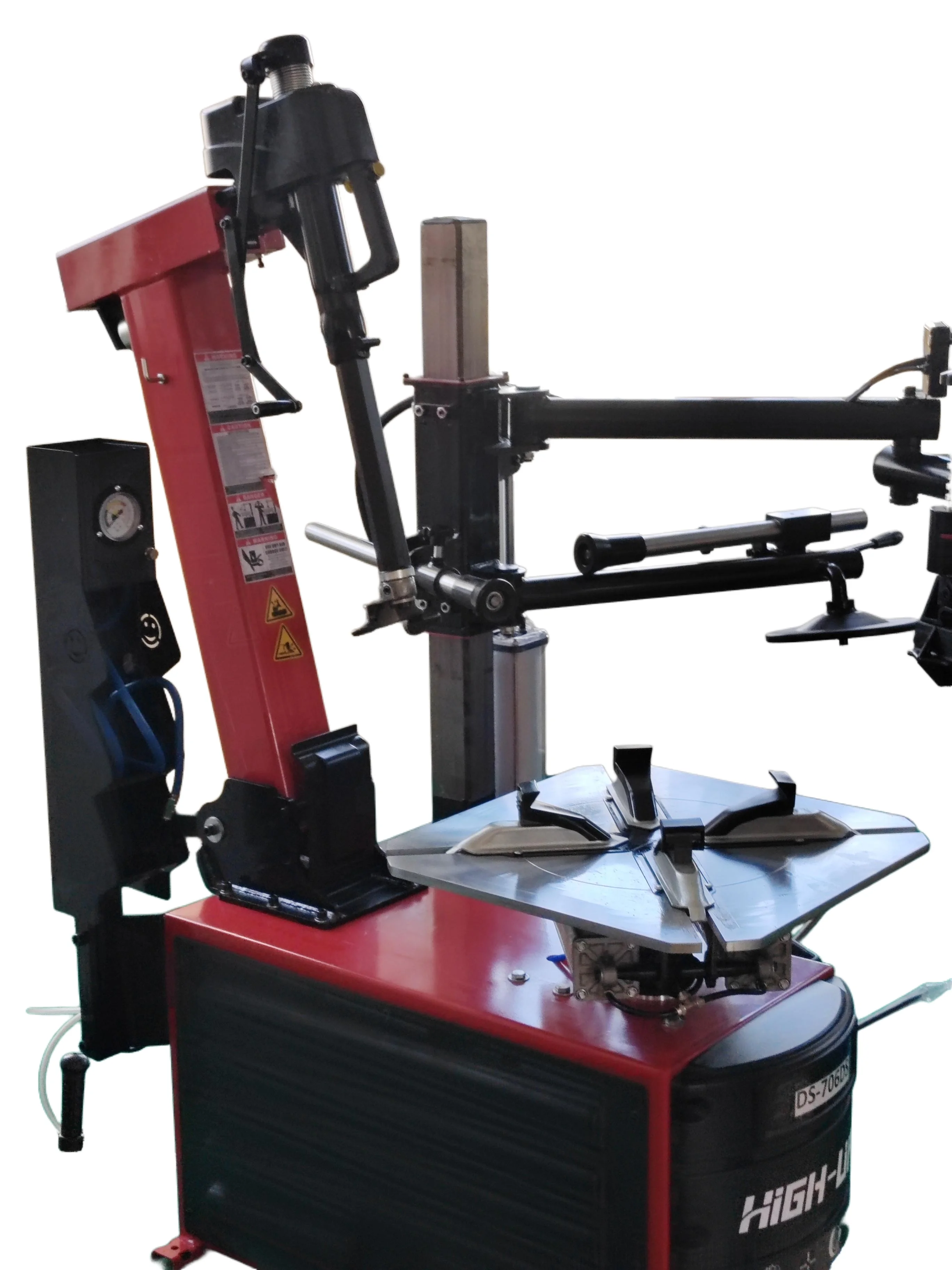 Car Tyre Changing Machine Backward Style Tyre Changer With Helper Arm