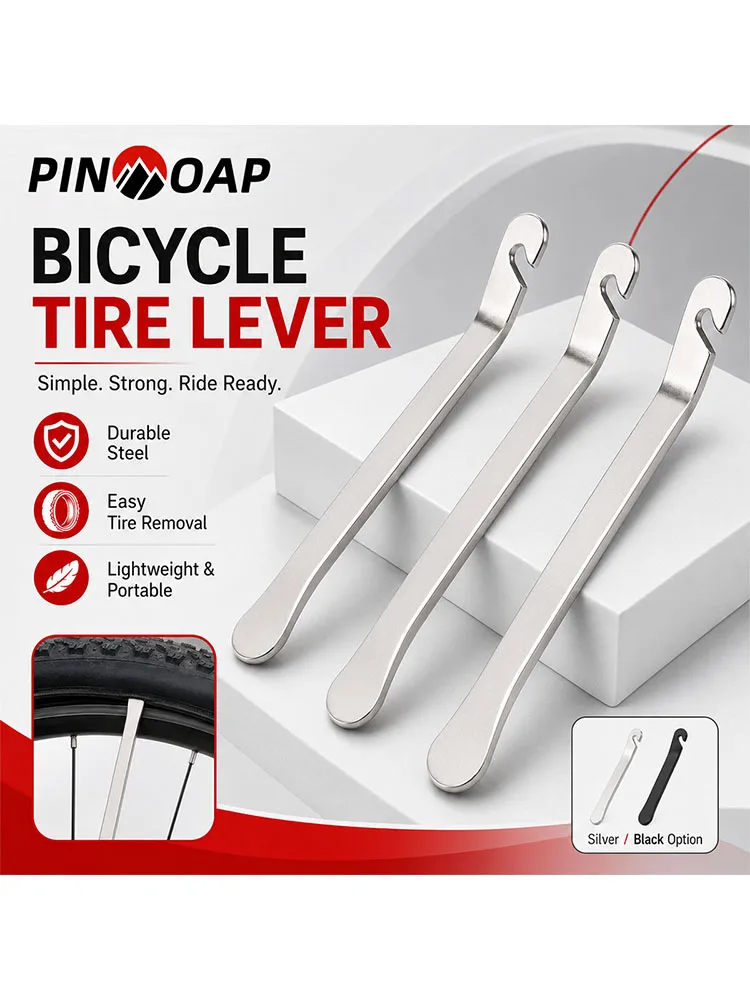 AliExpress NONE PINMOAP 1/3PCS Bike Tire Levers Bicycle Tire Removal Tool Durable Pry Bar Fit MTB Road Bike Motorcycle Repair Cycling Accessorie
