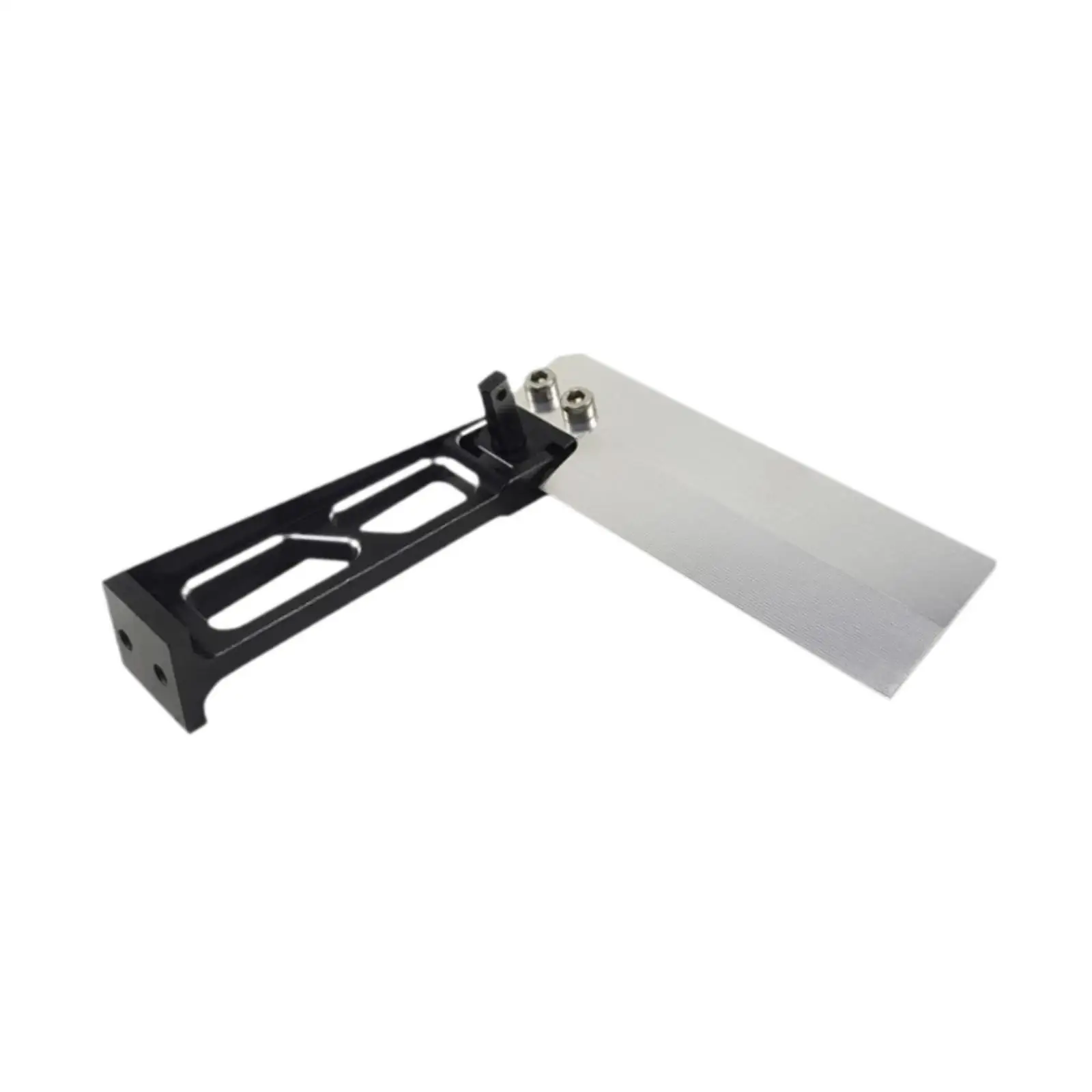 75mm RC Boat Rudder CNC Aluminum Alloy Rustproof Low Resistance for Race Boat Hull Less Than 50cm Replacement Accessories