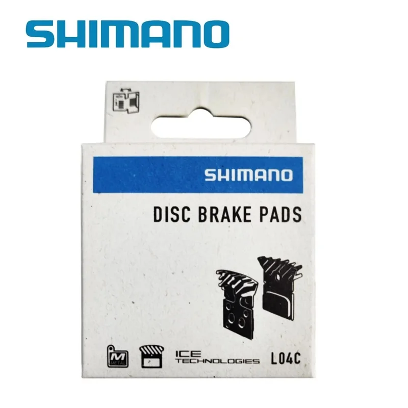 Shimano L04C Sintered Disc Brake Pads - With Cooling Fins - For 2 Piston Caliper
