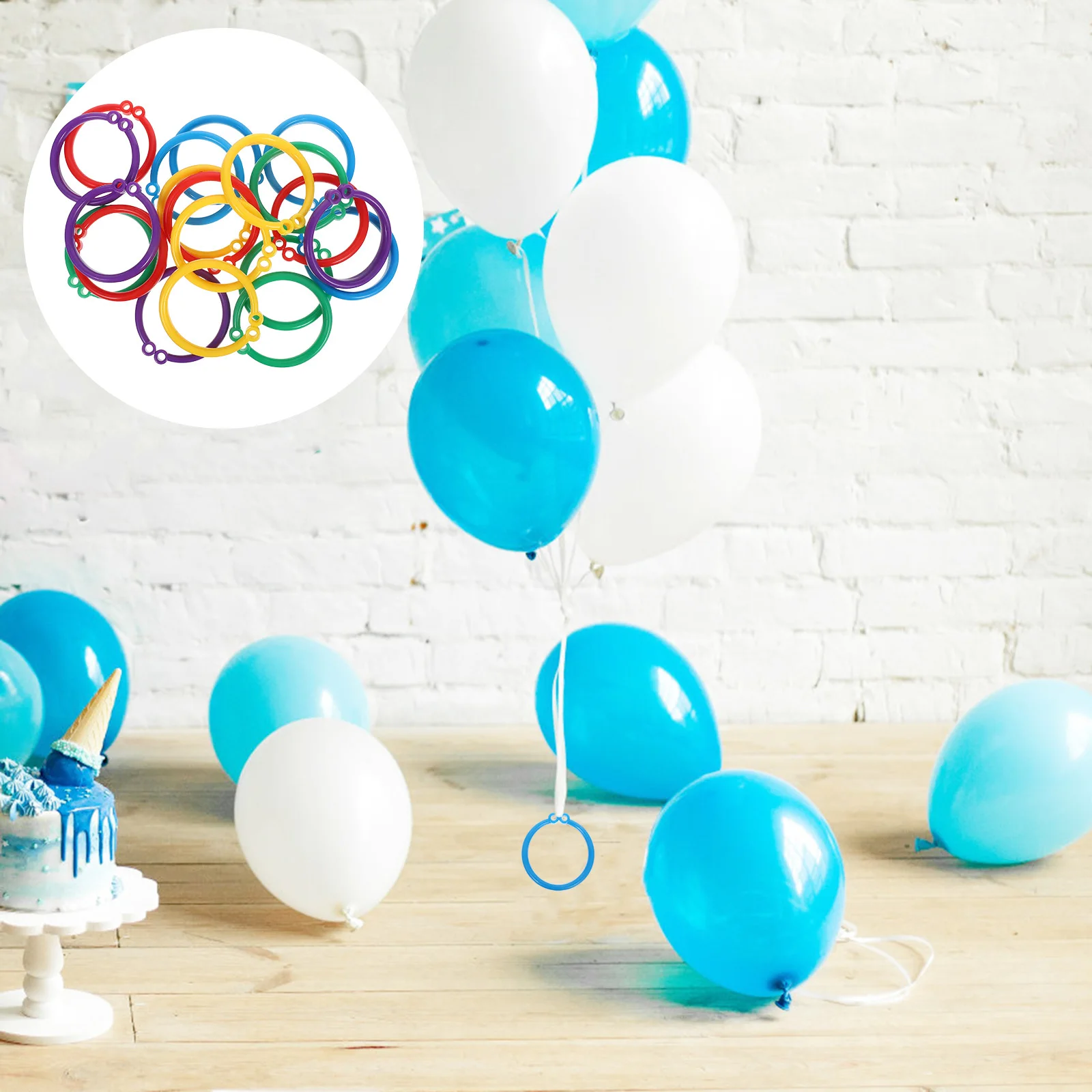 

20Pcs Balloon Weights Vibrant Colors Fade Resistant for Family Gatherings Birthday Parties Setup Experience