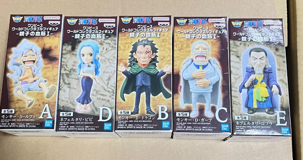 Bandai Original WCF Eltern-Kind-Blutlinie 1, revolutionäre Armee, Ruffy Vivi Roger ACE Sabo Garp, Anime-Actionfiguren, Spielzeug, Geschenk