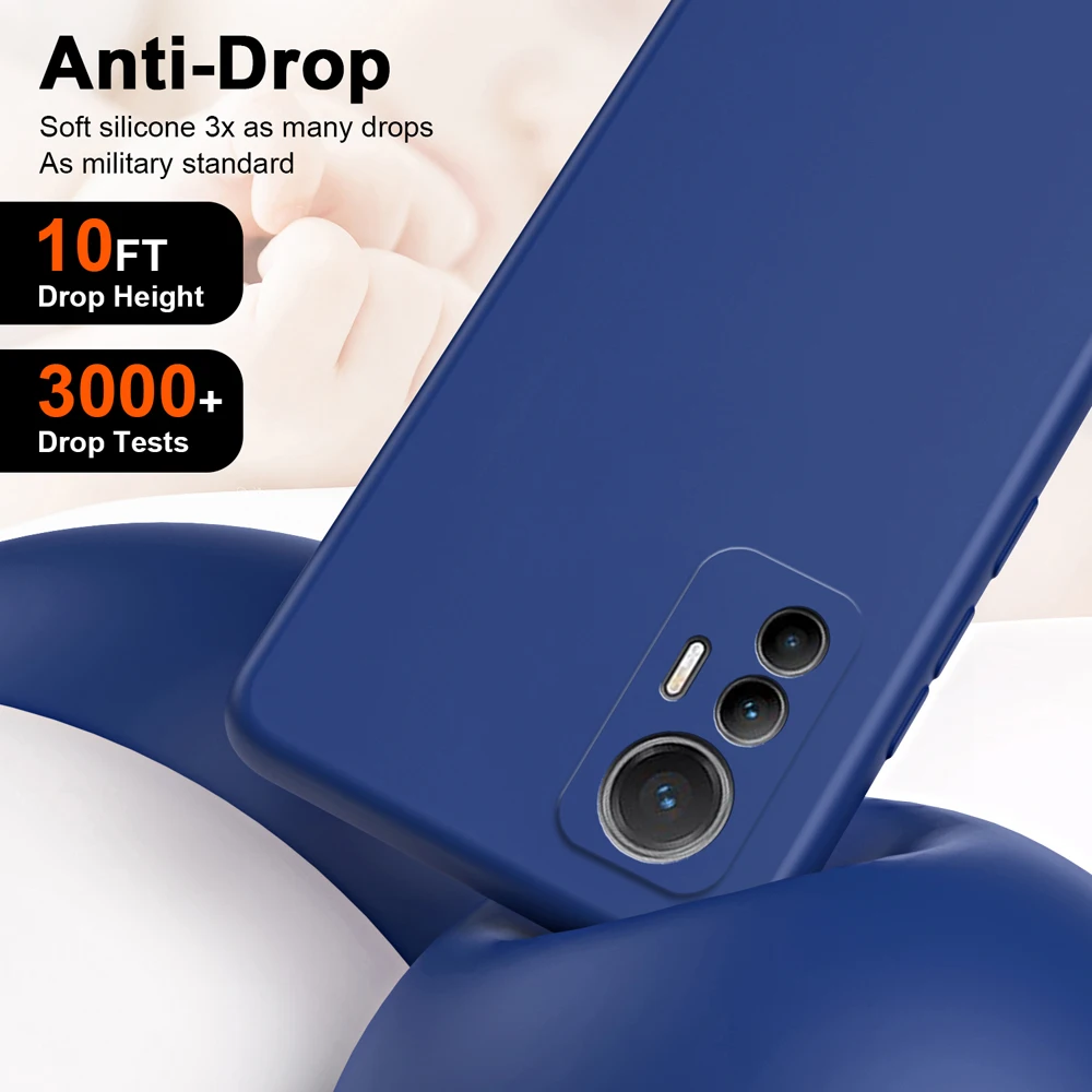Original Luxus Solide Silikon Telefon Abdeckung für Xiaomi Mi 12 12S 12X 12T 13 Pro Mi12 Lite NE Mi 13T Pro Mi13 Lite 5G Abdeckung Fall – Detail 7