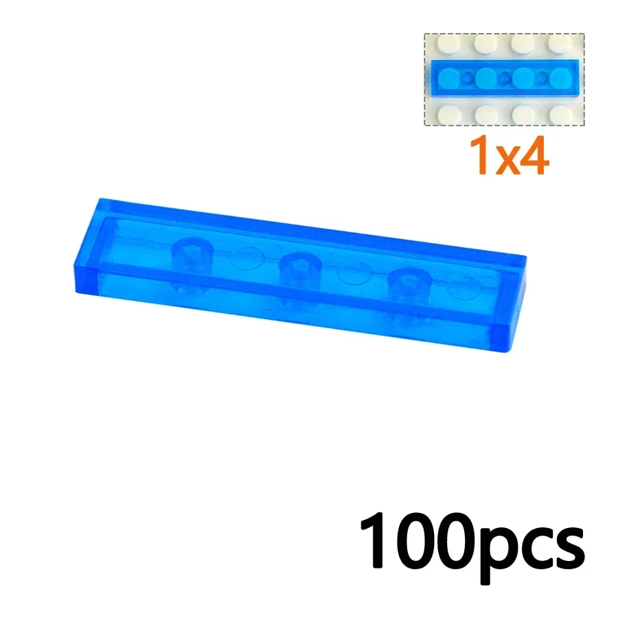 DlY Transparent Smooth Brick Creative Toy Assemble Figures