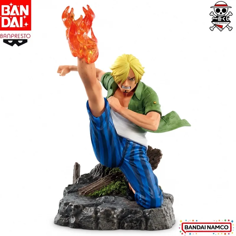 

In Stock Bandai Original Ichiban Kuji One Piece Sanji Action Figure Model Doll Brand New Boxed Anime Characters Toys Model
