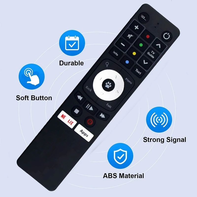 Replace Remote For Fetch H671T M616T M605T H626T For Gen 2 Mighty PVR Mini Mighty Set Top 4K TV Box HD Recorder A