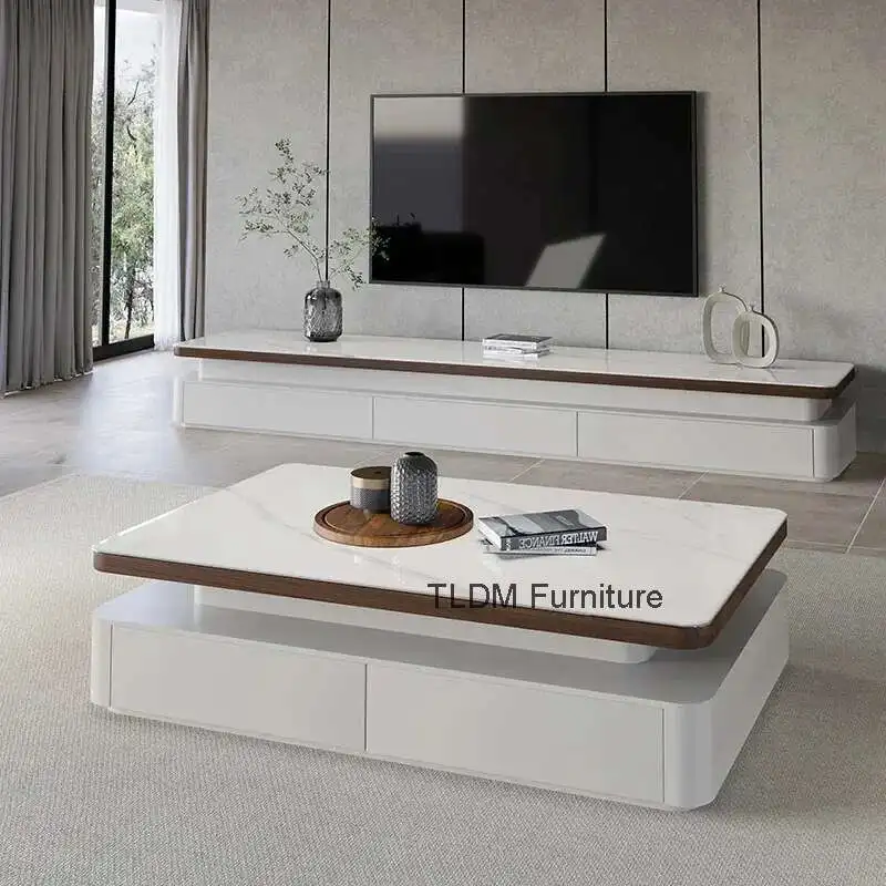 

Nordic Trendy Coffee Table Luxury Simple Portable Storage Coffee Tables Space Saving Mesa De Centro Sala Home Furniture