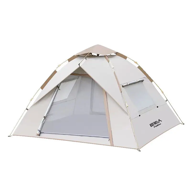 Tents, Outdoor Folding Portable Camping Overnight Camping Equipment, Indoor Park Beach Thickened Rainproof Tents