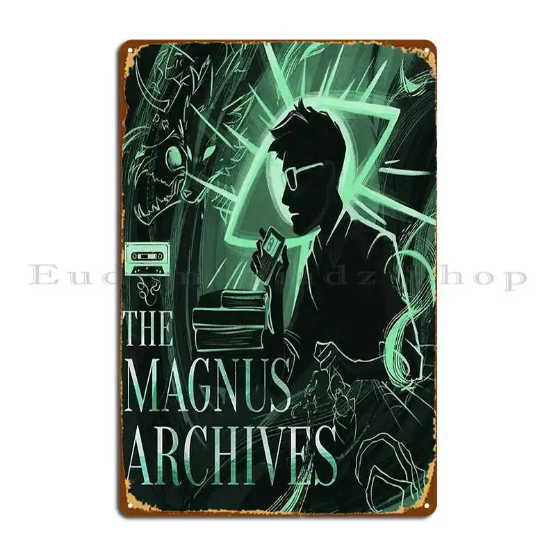 The Magnus Archives Metal Sign Club Wall Plaque Kitchen Wall Decor Print Tin Sign Poster