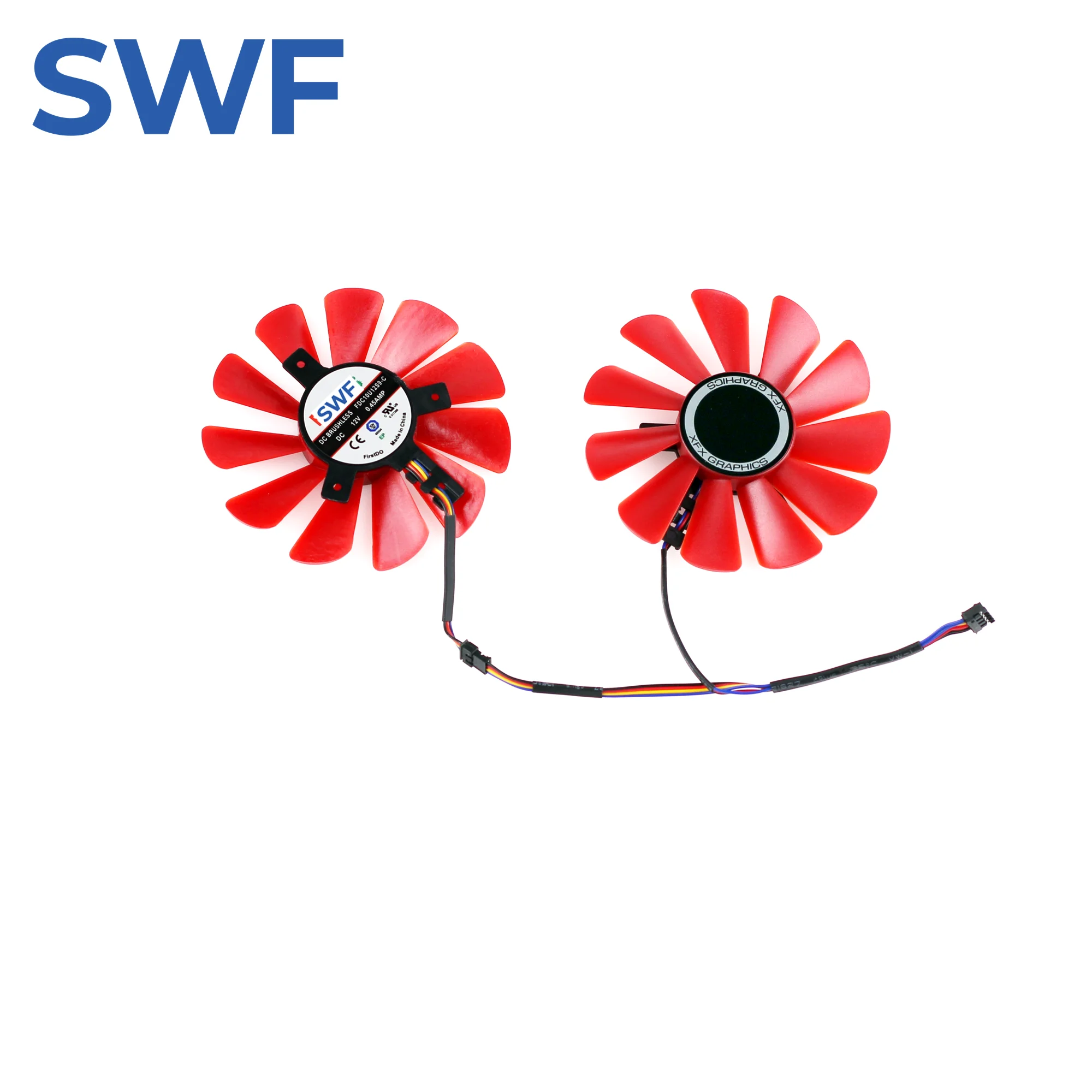 85 MM FDC10U12S9-C RX570 RX580 Grafikkarte Lüfter Für XFX RX 570 580 RX Grafikkarte Kühler Lüfter