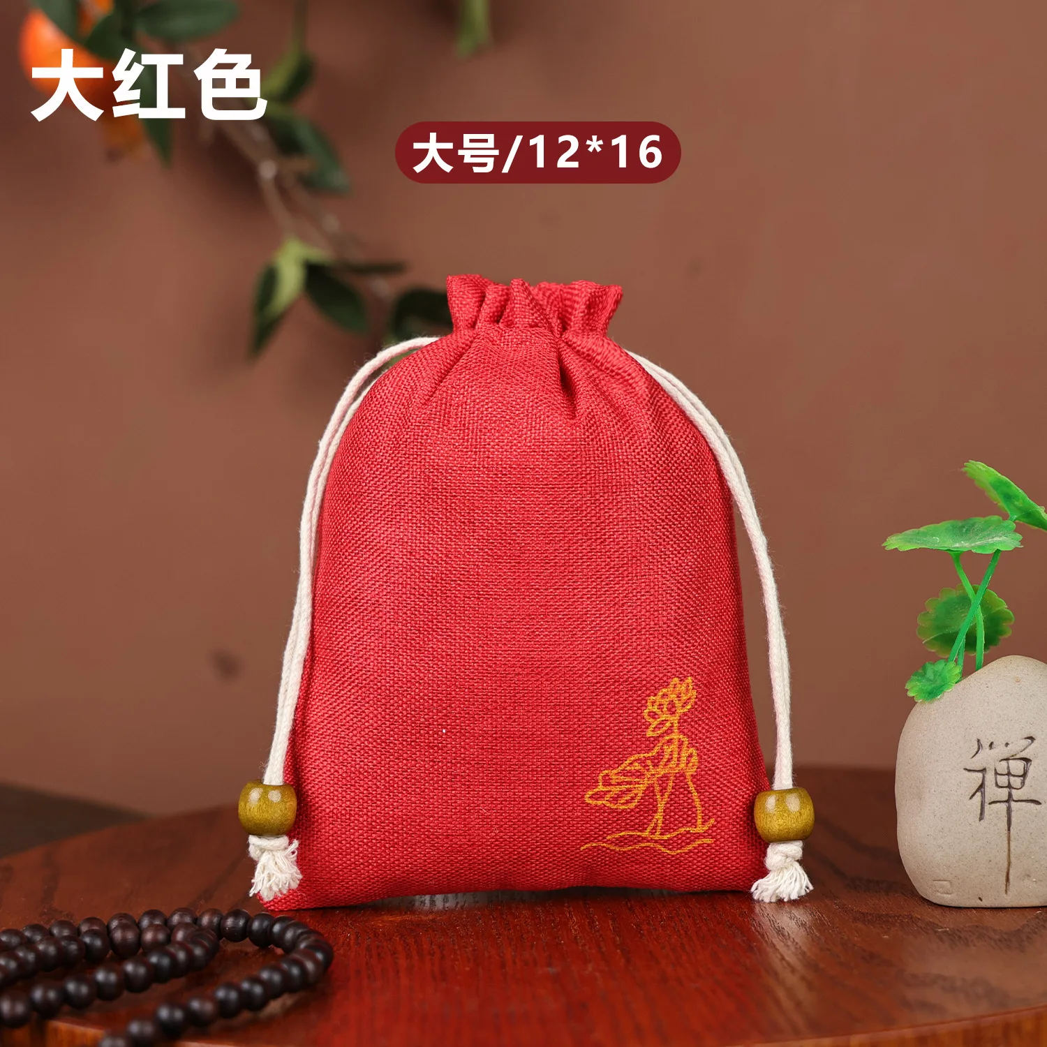 5 قطعة حقيبة قماش قنب التطريز مجوهرات سوار الرباط سعة كبيرة متعددة الوظائف مقاوم للماء حقيبة التخزين مقاومة للاهتراء #1