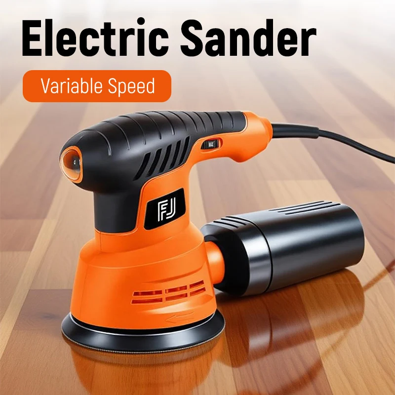 

270W Electric Random Orbital Sander Polisher 110V/220V Variable Speed 125mm Car Polishing Machine Wood Sanding Processing